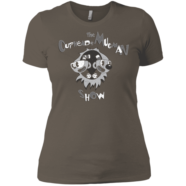 T-Shirts Warm Grey / X-Small The Cuphead & Mugman Show Women's Premium T-Shirt