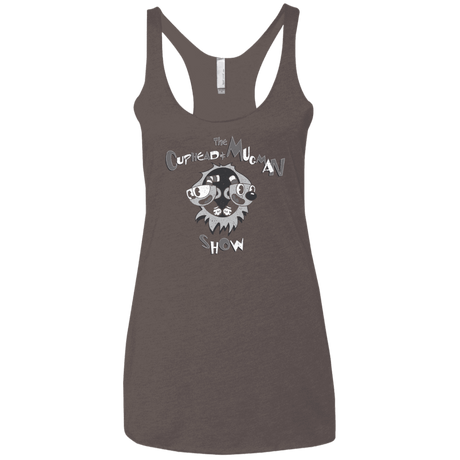T-Shirts Macchiato / X-Small The Cuphead & Mugman Show Women's Triblend Racerback Tank