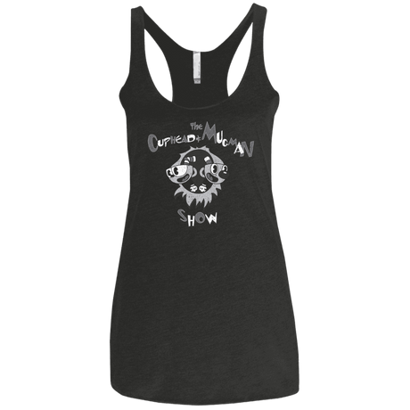 T-Shirts Vintage Black / X-Small The Cuphead & Mugman Show Women's Triblend Racerback Tank