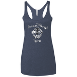 T-Shirts Vintage Navy / X-Small The Cuphead & Mugman Show Women's Triblend Racerback Tank