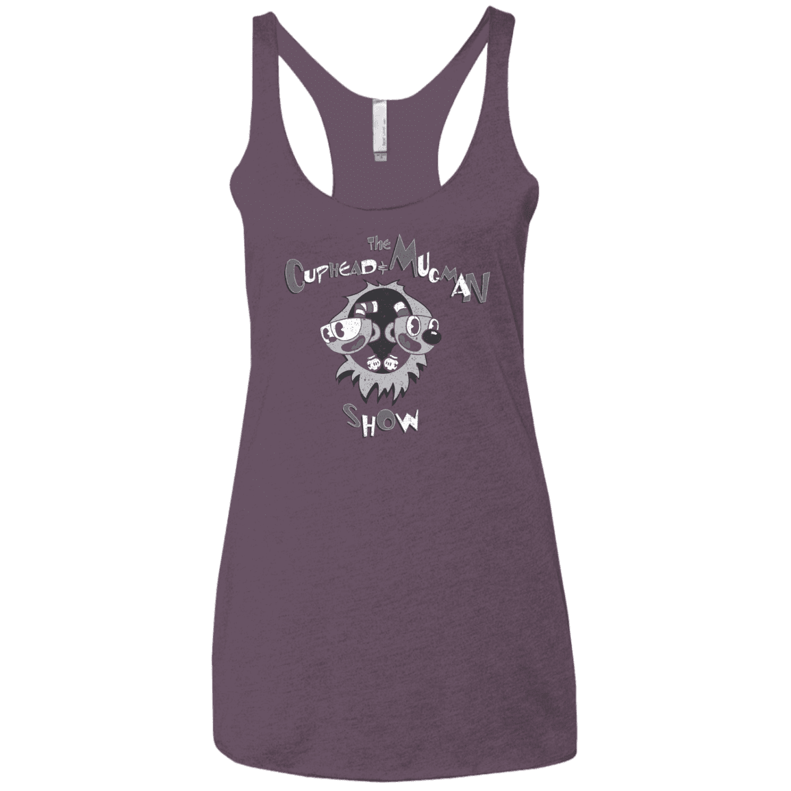 T-Shirts Vintage Purple / X-Small The Cuphead & Mugman Show Women's Triblend Racerback Tank