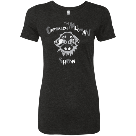 T-Shirts Vintage Black / S The Cuphead & Mugman Show Women's Triblend T-Shirt