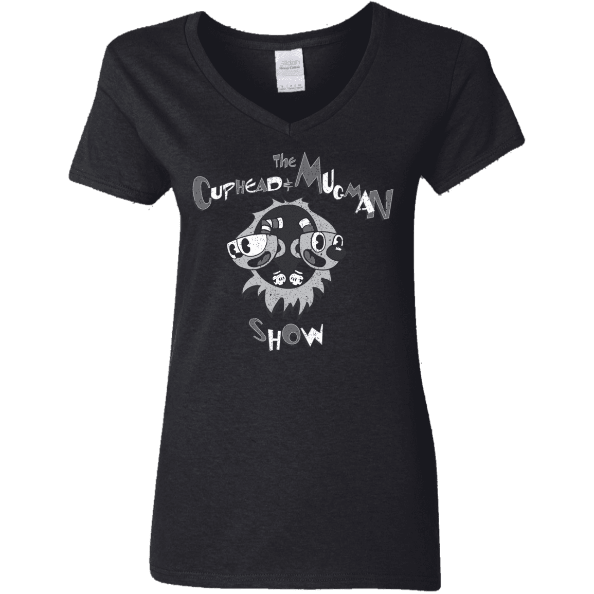 T-Shirts Black / S The Cuphead & Mugman Show Women's V-Neck T-Shirt