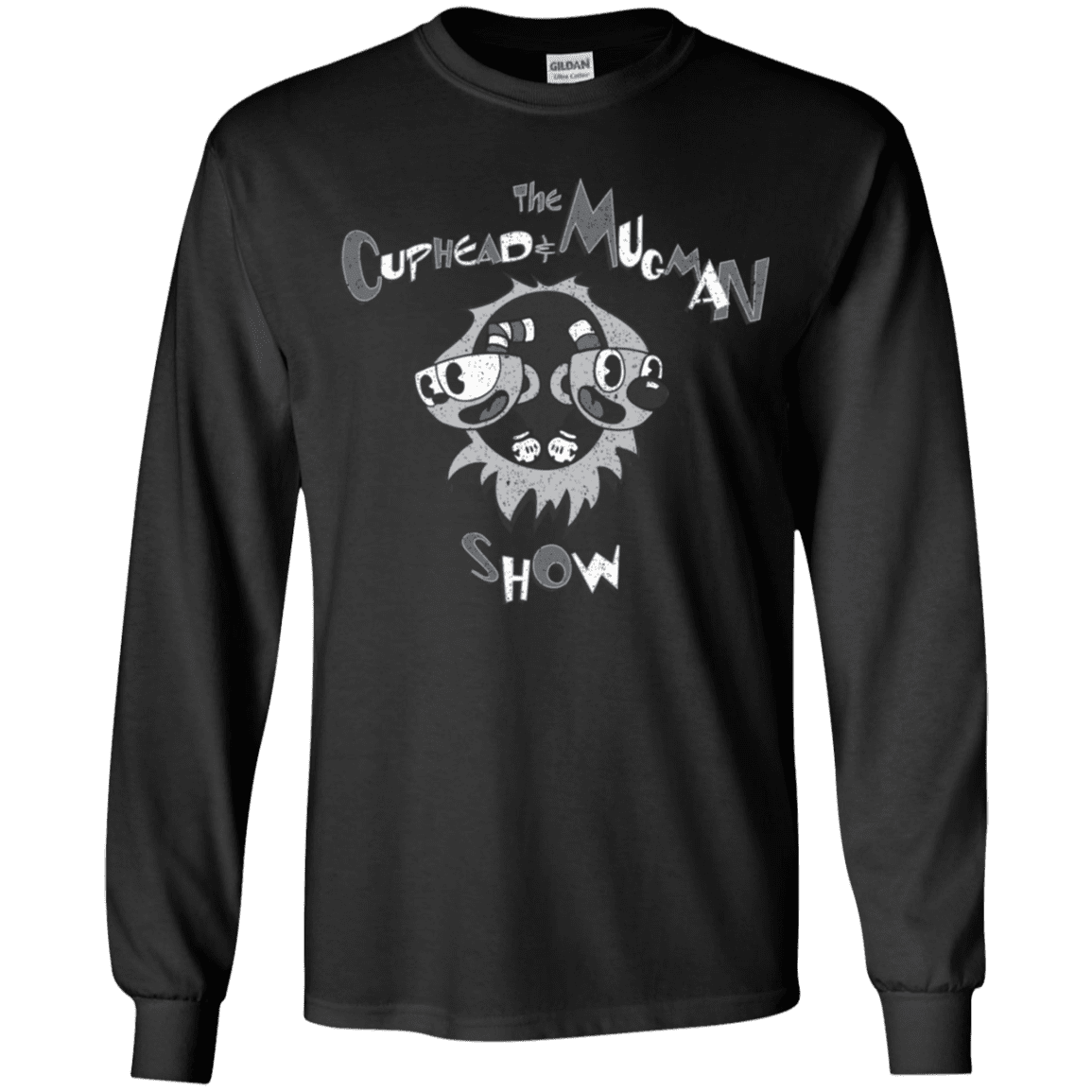 T-Shirts Black / YS The Cuphead & Mugman Show Youth Long Sleeve T-Shirt