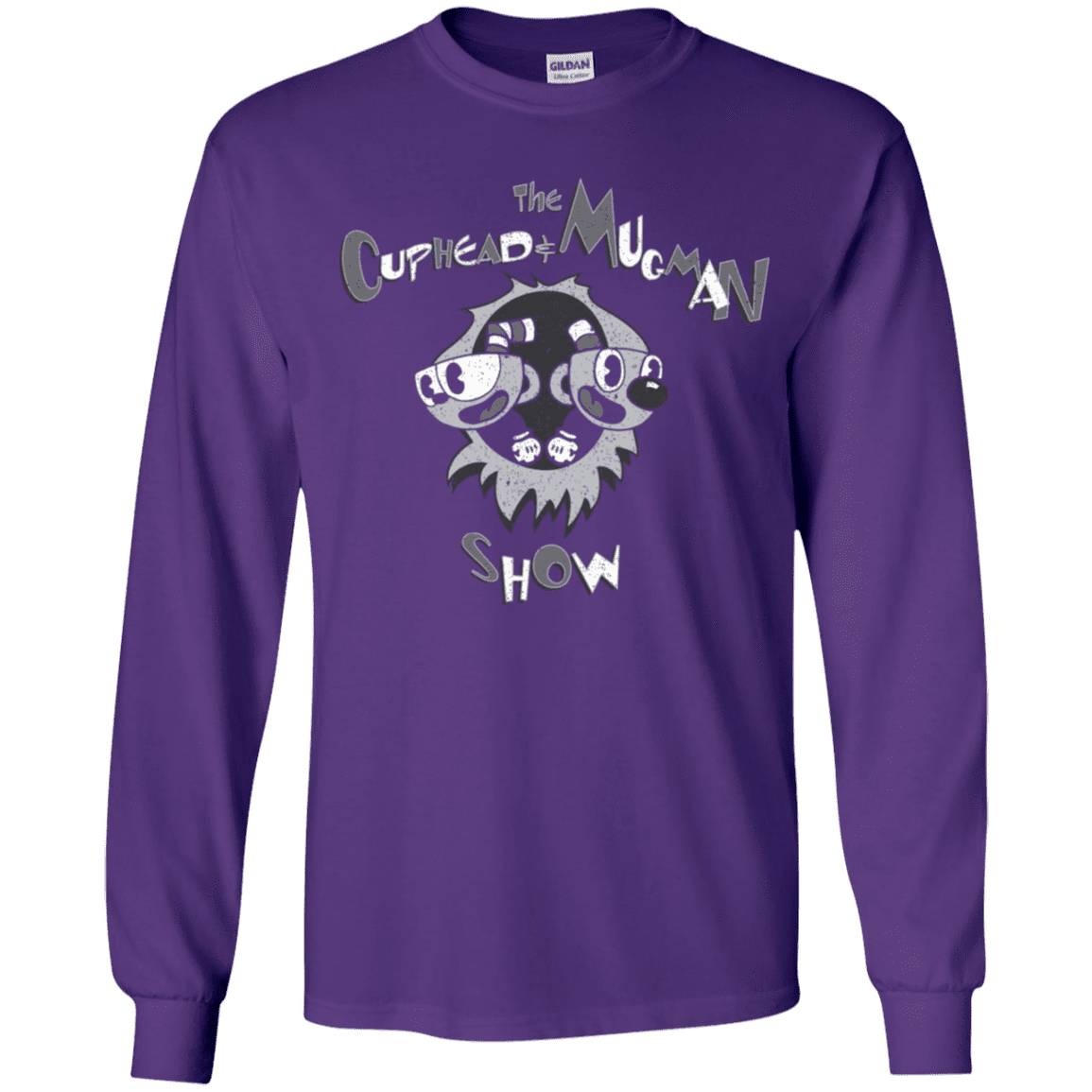T-Shirts Purple / YS The Cuphead & Mugman Show Youth Long Sleeve T-Shirt