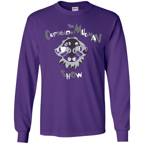 T-Shirts Purple / YS The Cuphead & Mugman Show Youth Long Sleeve T-Shirt