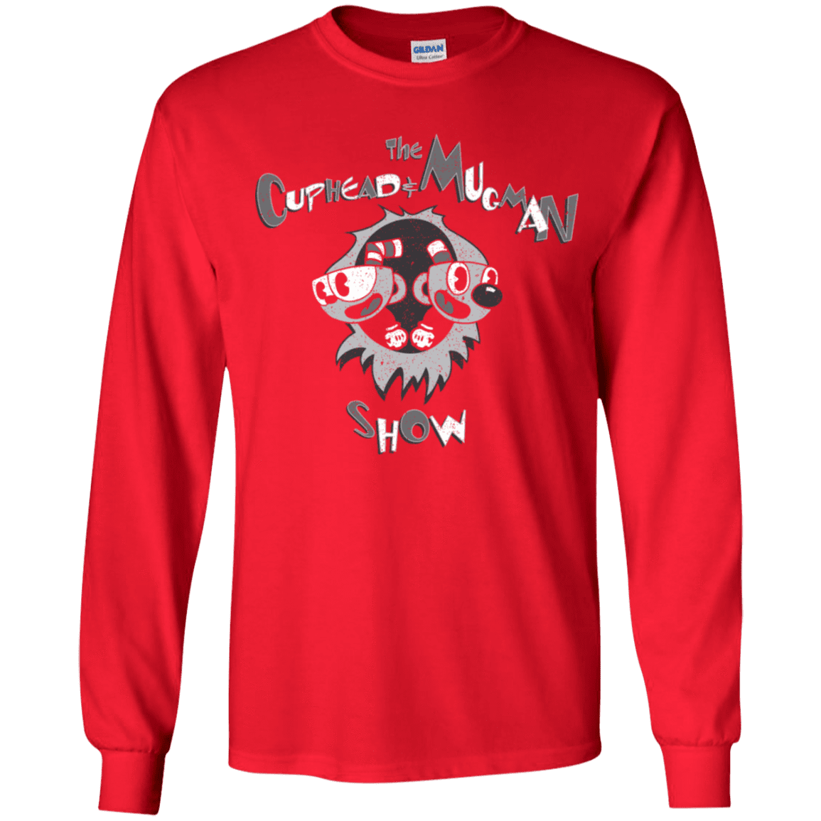 T-Shirts Red / YS The Cuphead & Mugman Show Youth Long Sleeve T-Shirt