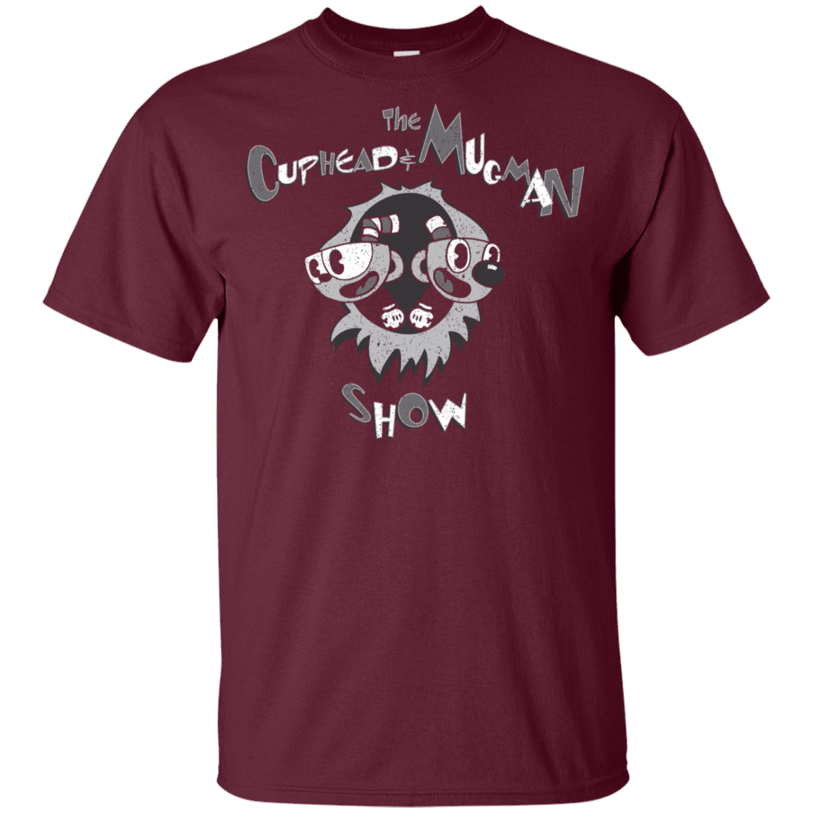 T-Shirts Maroon / YXS The Cuphead & Mugman Show Youth T-Shirt