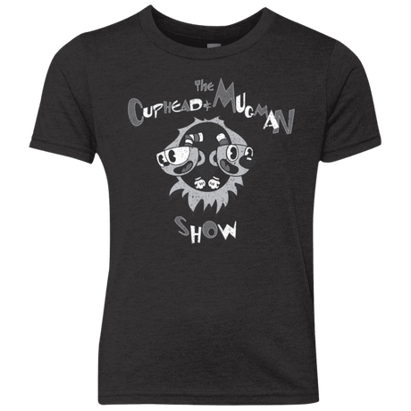 T-Shirts Vintage Black / YXS The Cuphead & Mugman Show Youth Triblend T-Shirt
