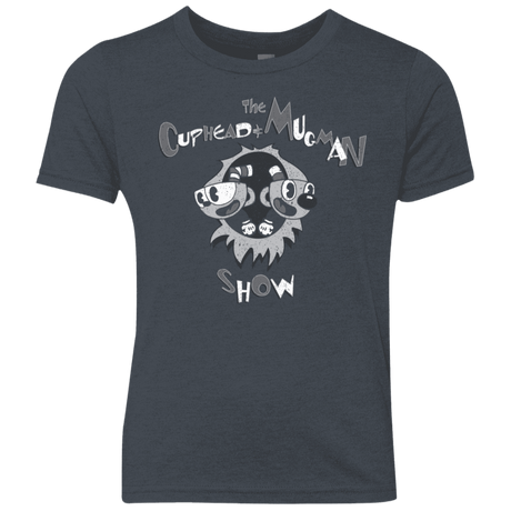 T-Shirts Vintage Navy / YXS The Cuphead & Mugman Show Youth Triblend T-Shirt