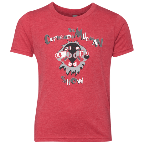 T-Shirts Vintage Red / YXS The Cuphead & Mugman Show Youth Triblend T-Shirt