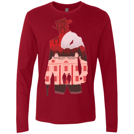 T-Shirts Cardinal / Small The D is Silent Men's Premium Long Sleeve