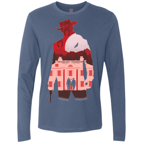 T-Shirts Indigo / Small The D is Silent Men's Premium Long Sleeve