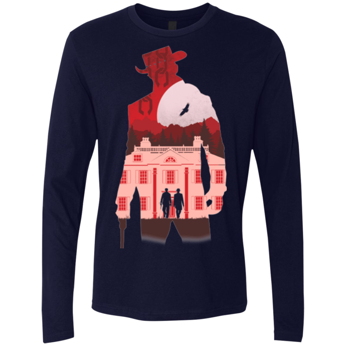 T-Shirts Midnight Navy / Small The D is Silent Men's Premium Long Sleeve