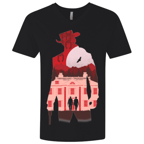 T-Shirts Black / X-Small The D is Silent Men's Premium V-Neck