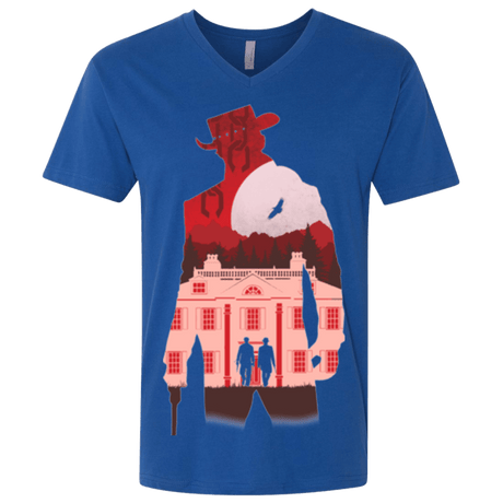 T-Shirts Royal / X-Small The D is Silent Men's Premium V-Neck