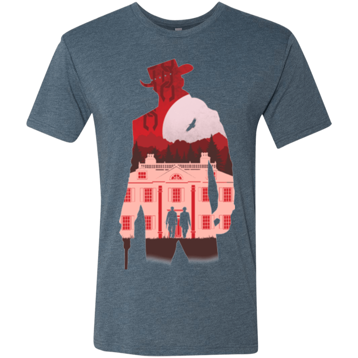 T-Shirts Indigo / Small The D is Silent Men's Triblend T-Shirt