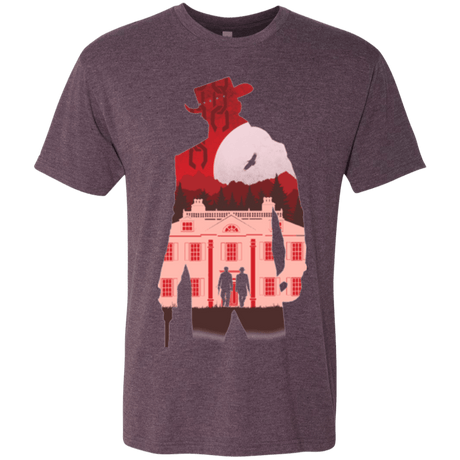 T-Shirts Vintage Purple / Small The D is Silent Men's Triblend T-Shirt