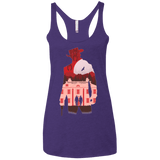 T-Shirts Purple / X-Small The D is Silent Women's Triblend Racerback Tank