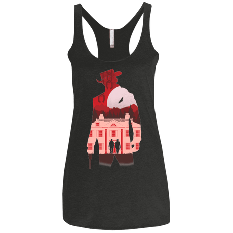 T-Shirts Vintage Black / X-Small The D is Silent Women's Triblend Racerback Tank