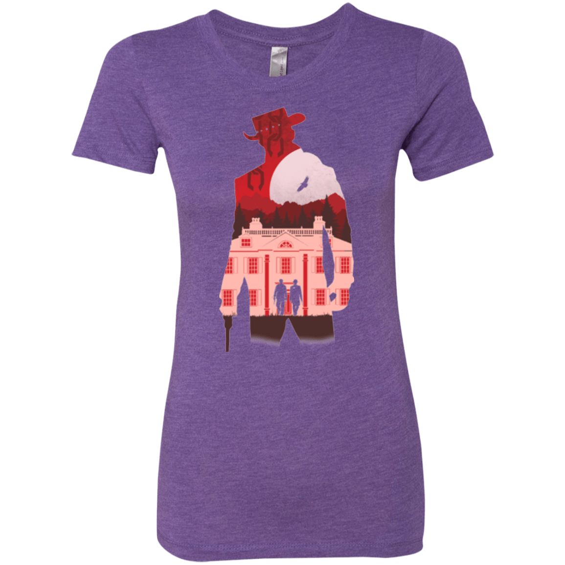 T-Shirts Purple Rush / Small The D is Silent Women's Triblend T-Shirt