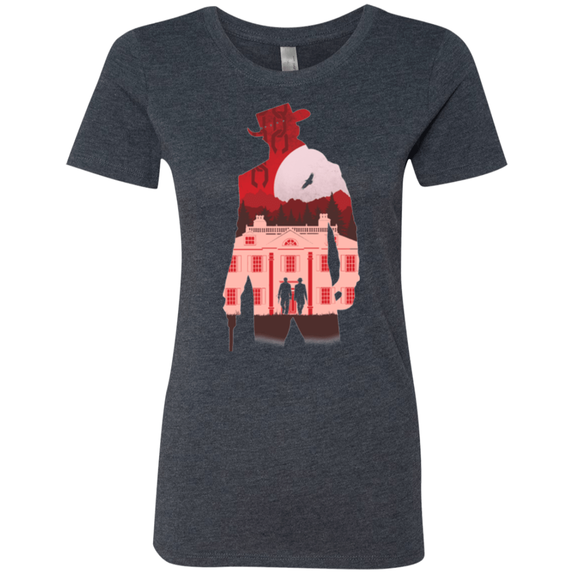 T-Shirts Vintage Navy / Small The D is Silent Women's Triblend T-Shirt