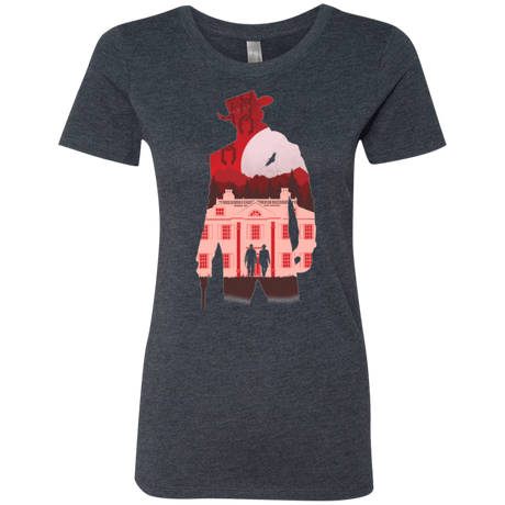 T-Shirts Vintage Navy / Small The D is Silent Women's Triblend T-Shirt