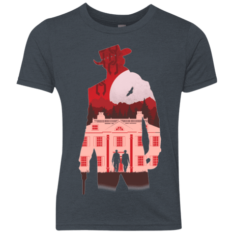 T-Shirts Vintage Navy / YXS The D is Silent Youth Triblend T-Shirt