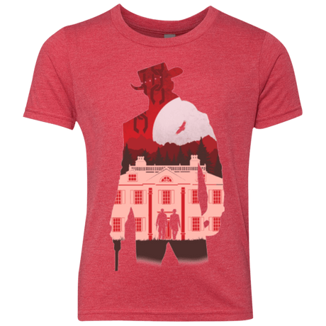 T-Shirts Vintage Red / YXS The D is Silent Youth Triblend T-Shirt