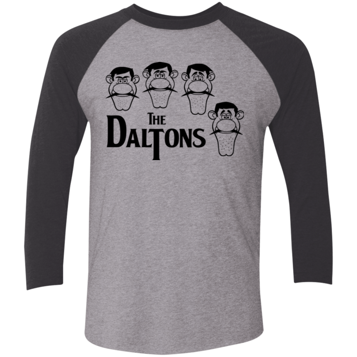 T-Shirts Premium Heather/ Vintage Black / X-Small The Daltons Men's Triblend 3/4 Sleeve