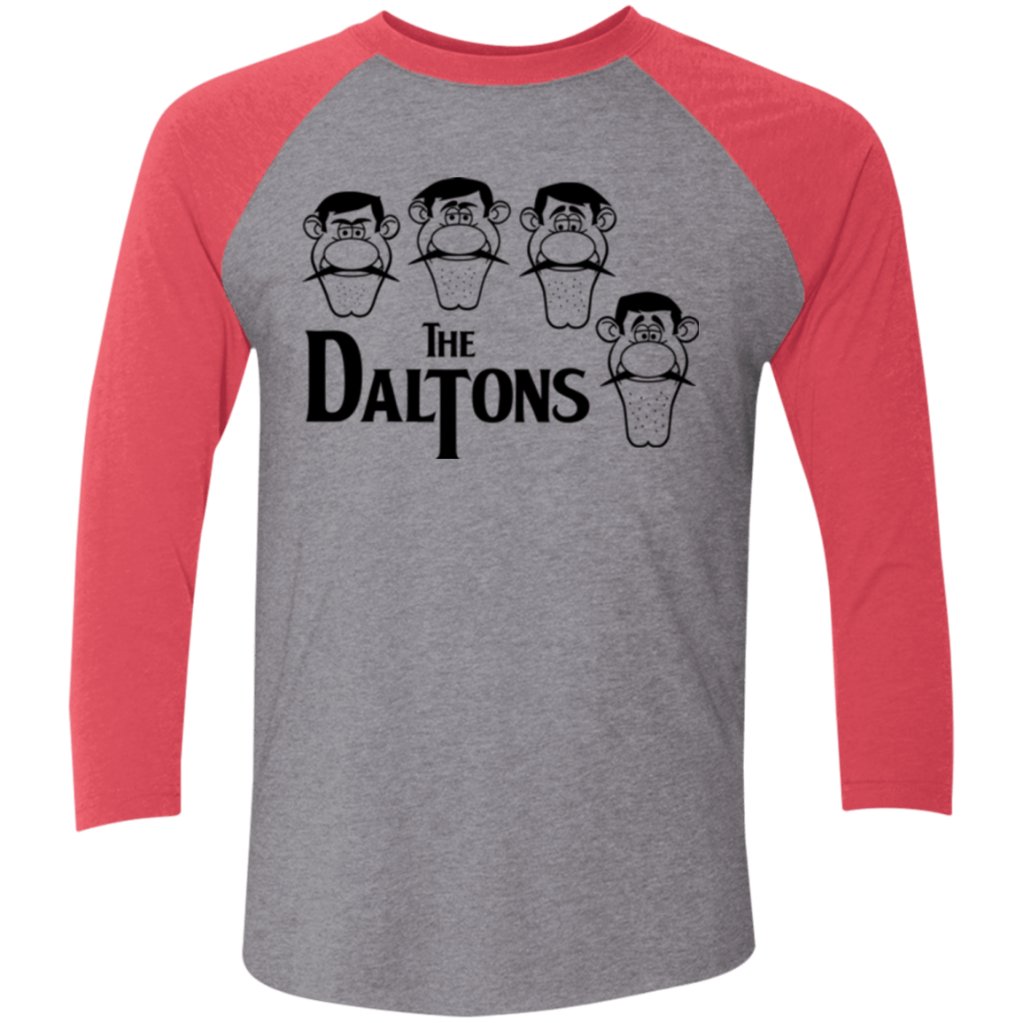 T-Shirts Premium Heather/ Vintage Red / X-Small The Daltons Men's Triblend 3/4 Sleeve