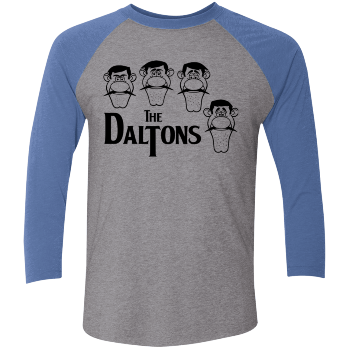 T-Shirts Premium Heather/ Vintage Royal / X-Small The Daltons Men's Triblend 3/4 Sleeve
