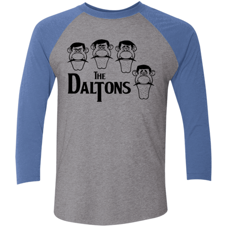 T-Shirts Premium Heather/ Vintage Royal / X-Small The Daltons Men's Triblend 3/4 Sleeve