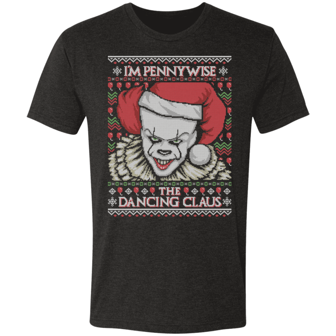 T-Shirts Vintage Black / S The Dancing Claus Men's Triblend T-Shirt