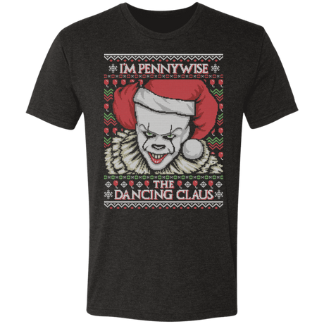 T-Shirts Vintage Black / S The Dancing Claus Men's Triblend T-Shirt