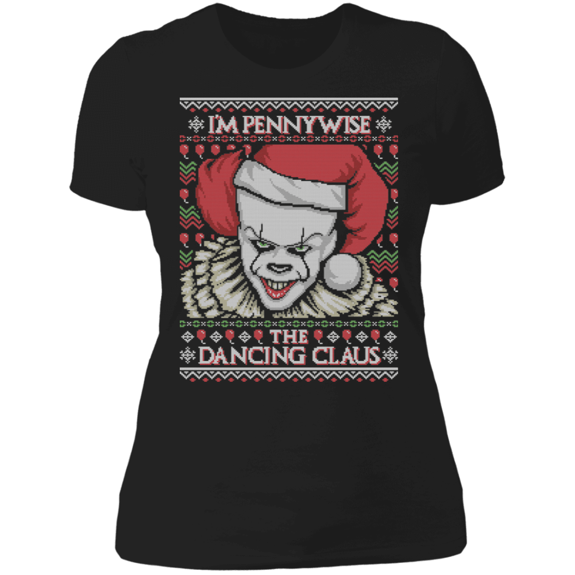 T-Shirts Black / X-Small The Dancing Claus Women's Premium T-Shirt