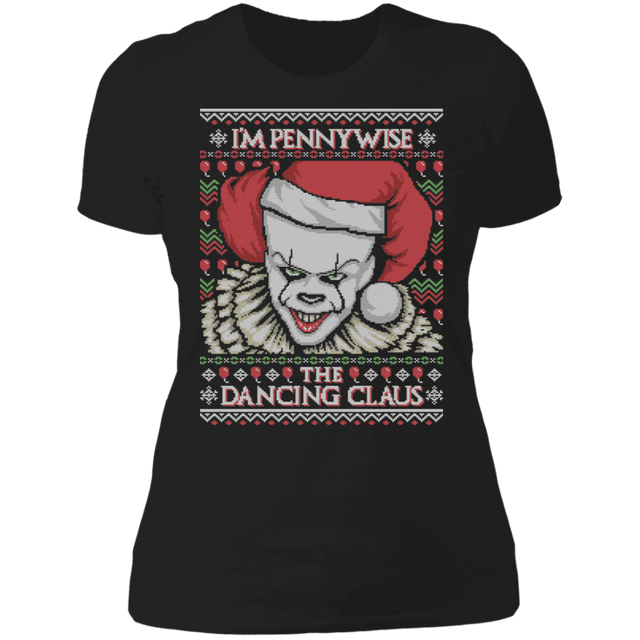 T-Shirts Black / X-Small The Dancing Claus Women's Premium T-Shirt