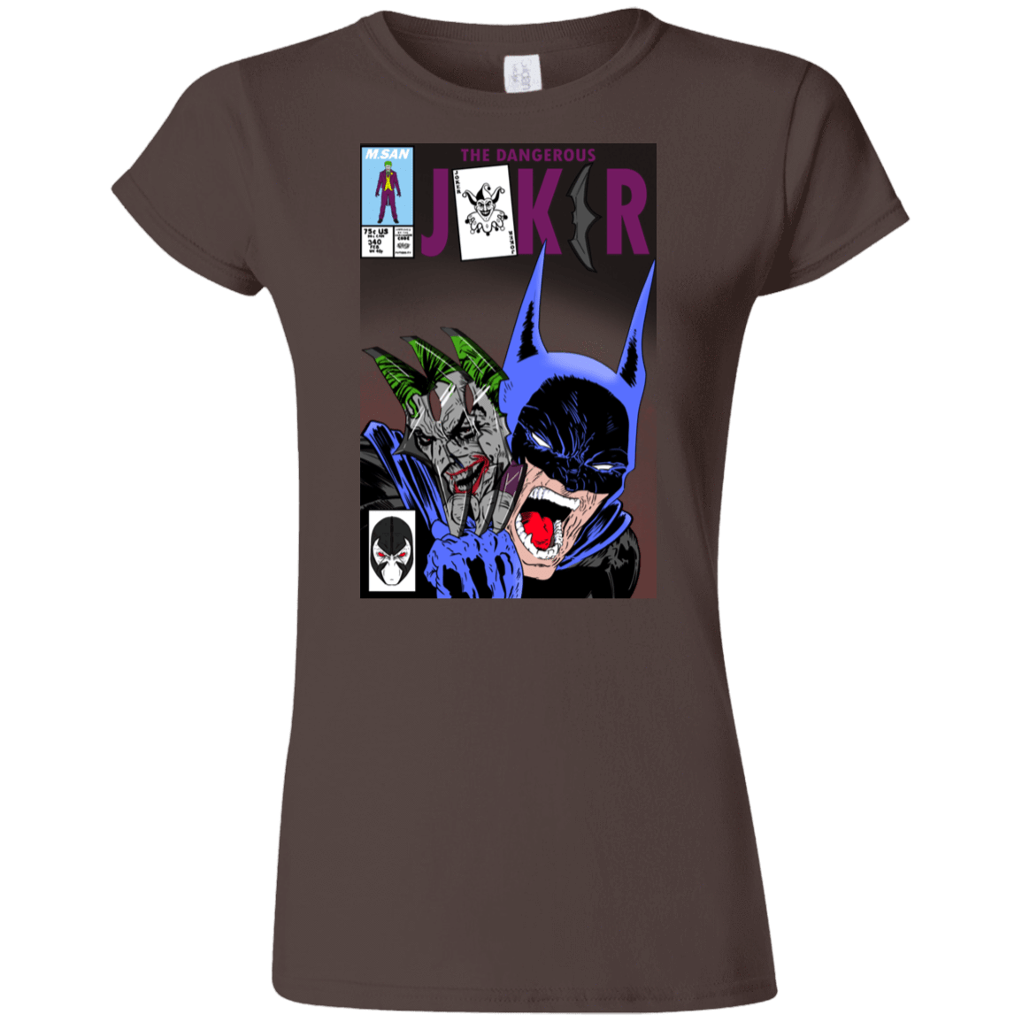 T-Shirts Dark Chocolate / S The Dangerous Joker Junior Slimmer-Fit T-Shirt