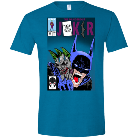 T-Shirts Antique Sapphire / S The Dangerous Joker Men's Semi-Fitted Softstyle