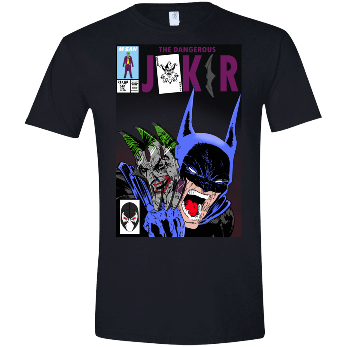 T-Shirts Black / S The Dangerous Joker Men's Semi-Fitted Softstyle