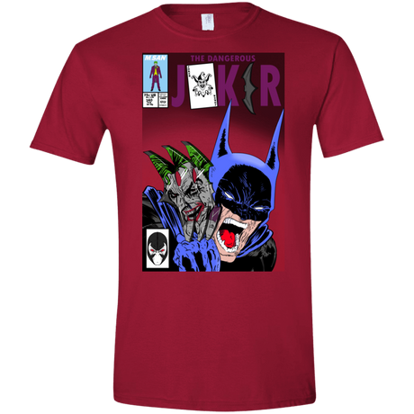 T-Shirts Cardinal Red / S The Dangerous Joker Men's Semi-Fitted Softstyle