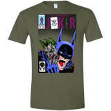 T-Shirts Military Green / S The Dangerous Joker Men's Semi-Fitted Softstyle