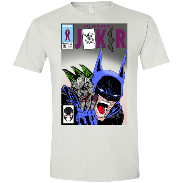 T-Shirts White / X-Small The Dangerous Joker Men's Semi-Fitted Softstyle