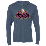 T-Shirts Indigo / X-Small The Dark Ape Triblend Long Sleeve Hoodie Tee