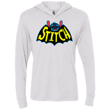 T-Shirts Heather White / X-Small The dark experiment Triblend Long Sleeve Hoodie Tee