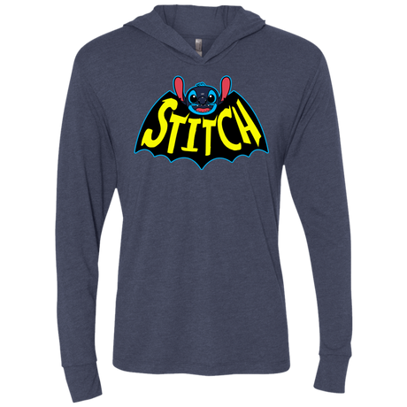 T-Shirts Vintage Navy / X-Small The dark experiment Triblend Long Sleeve Hoodie Tee