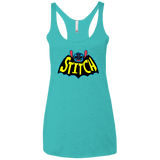 T-Shirts Tahiti Blue / X-Small The dark experiment Women's Triblend Racerback Tank