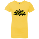 T-Shirts Vibrant Yellow / YXS The Dark Man Girls Premium T-Shirt