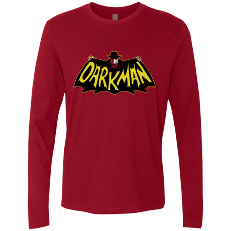 T-Shirts Cardinal / Small The Dark Man Men's Premium Long Sleeve