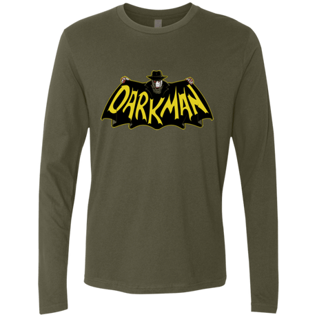 T-Shirts Military Green / Small The Dark Man Men's Premium Long Sleeve